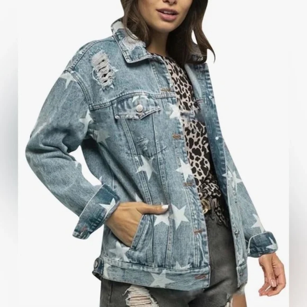 Kell Parker Star Denim Jacket